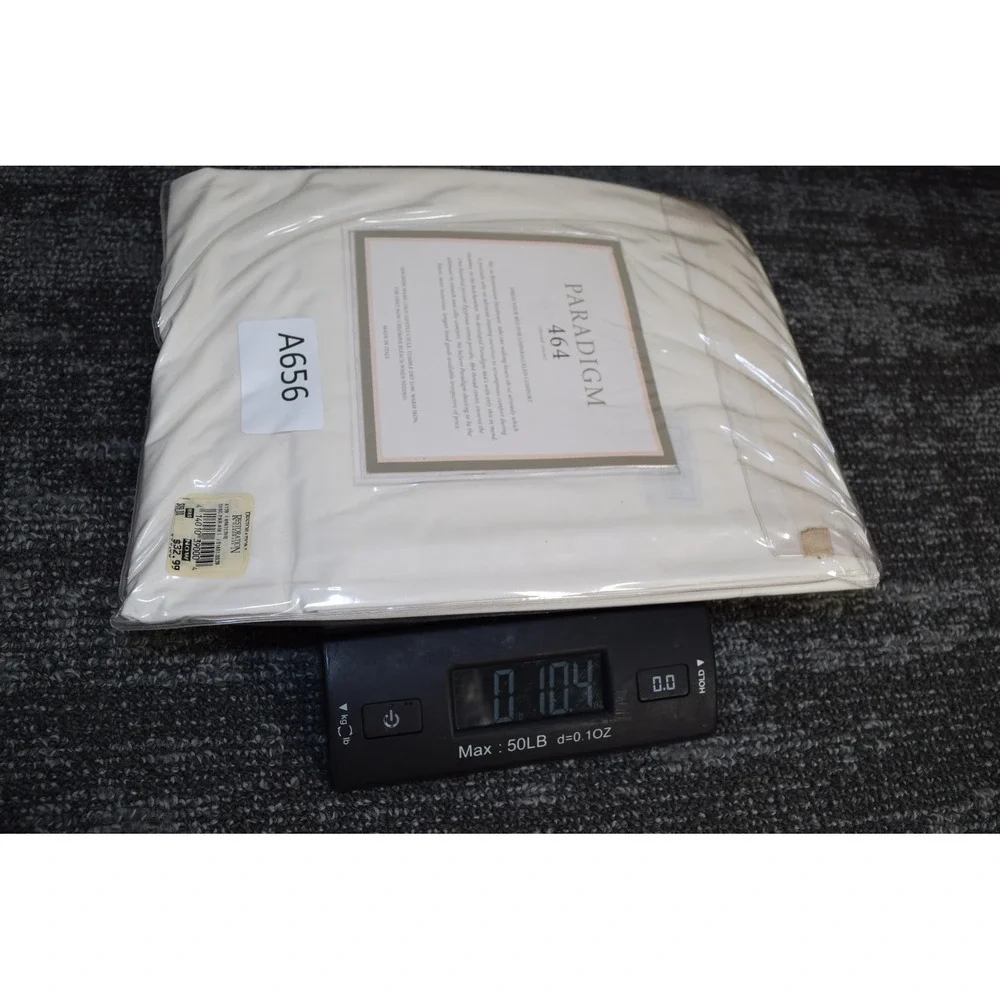 NEW Restoration Hardware RH Paradigm 464 White EURO Sham Pillowcase Italy